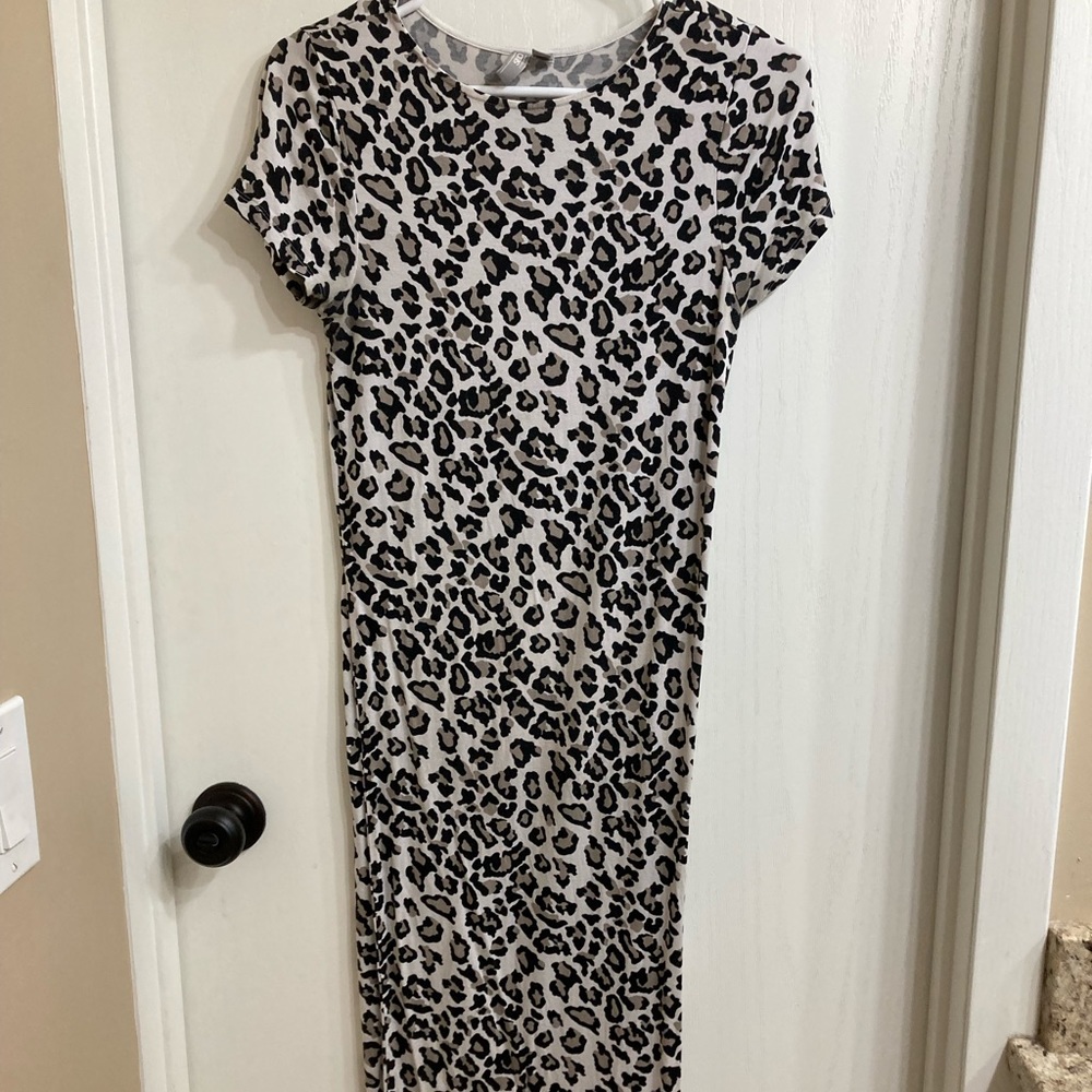 ASOS animal print maternity dress